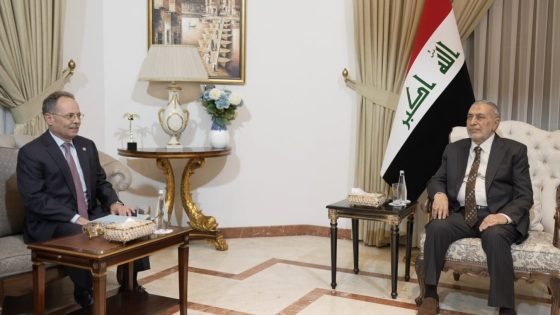 رئيس مجلس النوّاب يستقبل السفير السويسريّ لدى العراق