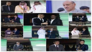 رغم حضور رئيس الاتحاد العراقي عدنان درجال إلا أنه لم يحصل على أي جائزة