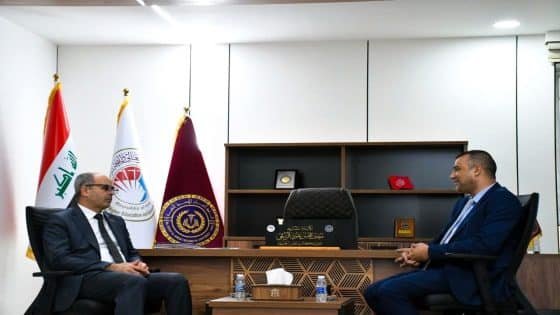جامعة الفرات الأوسط التقنية تستقبل رئيس اتحاد الحقوقيين فرع النجف الأشرف لتعزيز التعاون المشترك | أوس ستار الغانمي