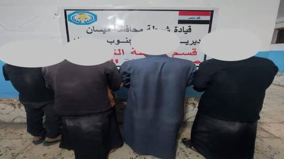 تواصل الأجهزة الامنية بتعقب مطلقي العيارات النارية وتلقي القبض على (14) متهماً ومصادرة اسلحة متنوعة في قضاء الكحلاء