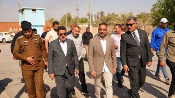 بقرار من رئيس اللجنة الأمنية العليا محافظ البصرة المهندس أسعد العيداني.. العامري يوجه بفتح الطريق الحولي المغلق منذ عام 2003 في ناحية خور الزبير