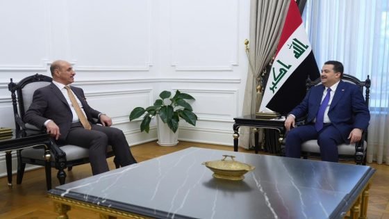 السوداني يستقبل درجال رغم فشله الإداري والديون المتراكمة على الاتحاد العراقي لكرة القدم