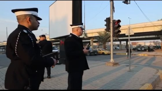 #بالفيديو : مدير المرور العام : وخلال الجولات اليوميه لمتابعة حركة السير والمرور يستوقف سائق دراجه لمخالفته شروط السلام والامان .