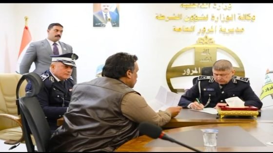 مدير المرور العام #الفريق_الدكتور_عدي_سمير_الحساني يواصل مقابلاته الأسبوعية مع المواطنين والحالات الانسانيه ويوجه بانجاز الطلبات المعروضة أمام سيادته.