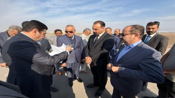 مدير هيئة الحشد الشعبي في البصرة يتفقد مقاطعة (55) تمهيدًا لتوزيعها على عوائل الشهداء