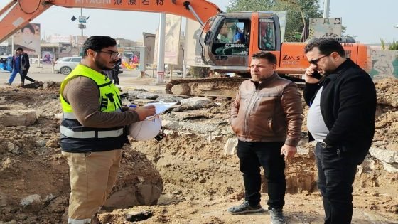 متابعة ميدانية لتعزيز البنى التحتية في مركز ميسان | علي محمد جابر الحلفي