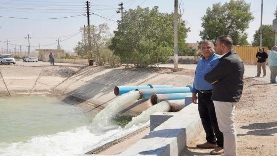 نائب محافظ البصرة يتفقد قناة البدعة ويؤكد تحسن الإطلاقات المائية