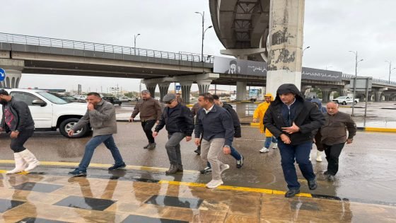 العامري: متابعة ميدانية لتصريف مياه الأمطار في البصرة مع تخصيص الرقم (911) لاستقبال شكاوى المواطنين