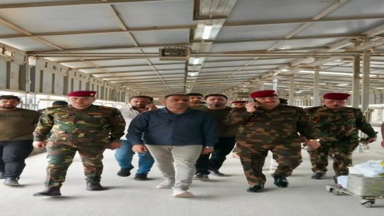 العامري تفقد منفذ الشلامجة بعد استهدافه.. وإجراءات احترازية لحين عودة العمل بصورة طبيعية