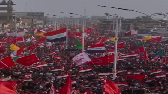 حضور جماهيري كبير في محافظة ميسان تلبيةً لدعوة السيد مقتدى الصدر