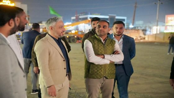 العامري يشرف على إزالة تجاوز في قضاء الزبير