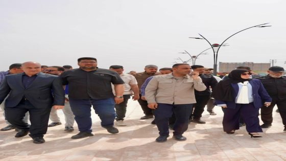 نائب محافظ البصرة ماهر العامري&nbsp; يتفقد مشاريع البنية التحتية في قضاء المدينة