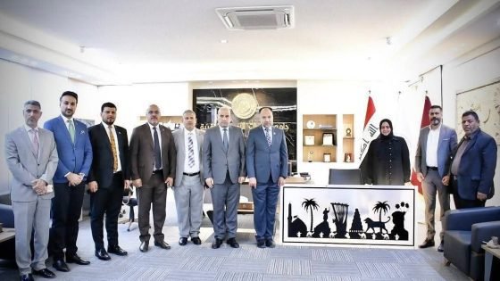 جامعة الفرات الأوسط التقنية تتسلّم لوحة جدارية فنية من الجامعة التقنية الوسطى لتعزيز التعاون الثقافي والفني | أوس ستار الغانمي