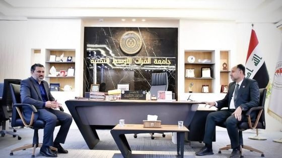 الزبيدي يبحث مع النائب أحمد الشرماني دعم مسيرة التعليم التقني | أوس ستار الغانمي