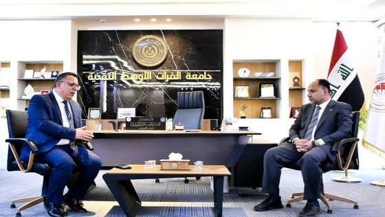 جامعة الفرات الأوسط التقنية تستقبل وفد اتحاد مجالس البحث العلمي العربية لبحث الشراكة البحثية | أوس ستار الغانمي