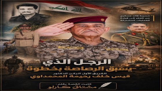 الرجل الذي يسبق الرصاصة بخطوةالفريق الاول الركن الدكتور قيس خلف رحيمة المحمداوي… سيرة قائد لم يكن المنصب غايته بل كان العراق رسالته