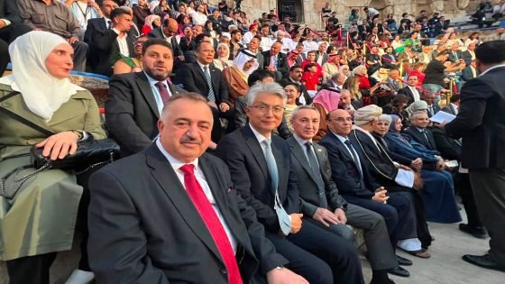 سفير جمهورية العراق لدى المملكة الأردنية الهاشمية يشارك في افتتاح مهرجان جرش للثقافة والفنون بدورته الأربعين&nbsp;&nbsp;&nbsp;&nbsp;&nbsp;&nbsp;&nbsp;&nbsp;&nbsp;&nbsp;&nbsp;&nbsp;&nbsp;&nbsp;