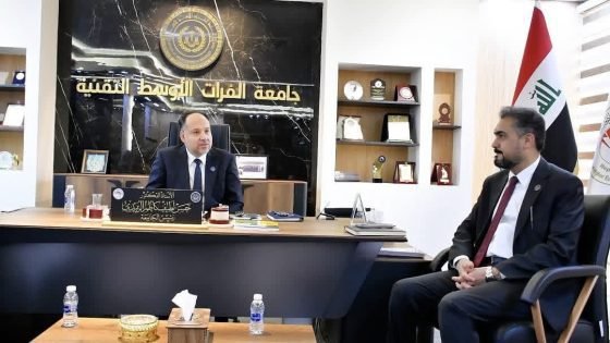 اللجنة الوزارية لتقييم الواقع العلمي والأكاديمي تباشر أعمالها في جامعة الفرات الأوسط التقنية
