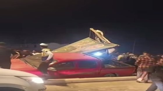 حادث مروري على طريق بغداد