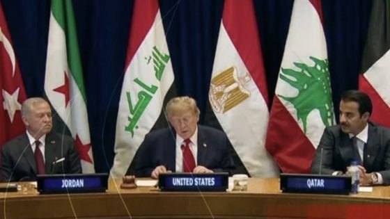 بحضور رئيس الوزراء.. الرئيس الأمريكي يعقد اجتماعاً مع قادة دول المنطقة