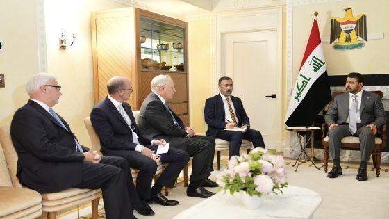رئيس الوزراء يؤكد لوفد شركة HKN الأمريكية عزم الحكومة تنظيم مؤتمر بغداد للطاقة