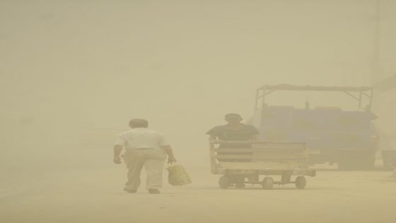 الأنواء الجوية: تصاعد للغبار وانخفاض في درجات الحرارة