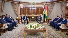 مسرور بارزاني يستقبل عقيل مفتن في أربيل لبحث تعزيز التعاون الرياضي