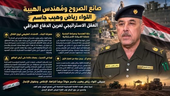 ​صانع الصروح ومُهندس الهيبة: اللواء رياض وهيب جاسم.. العقل الاستراتيجي لعرين الدفاع العراقي