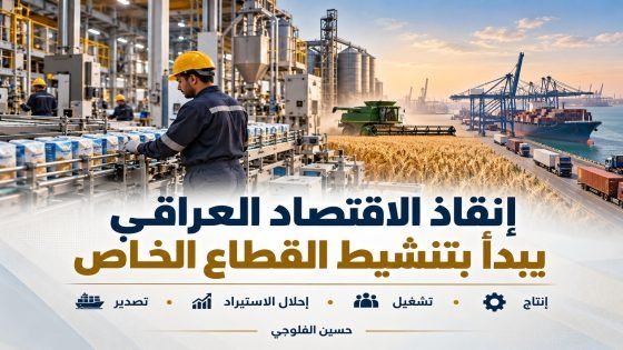 *إنقاذ الاقتصاد العراقي يبدأ بتنشيط القطاع الخاص*