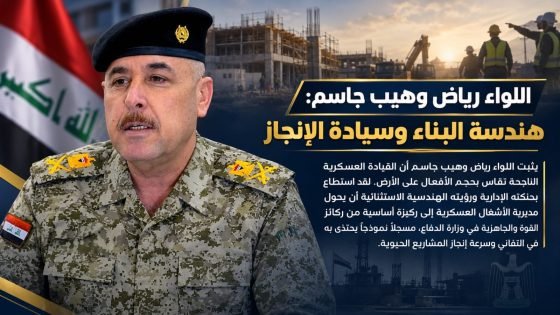 اللواء رياض وهيب جاسم: هندسة البناء وسيادة الإنجاز
